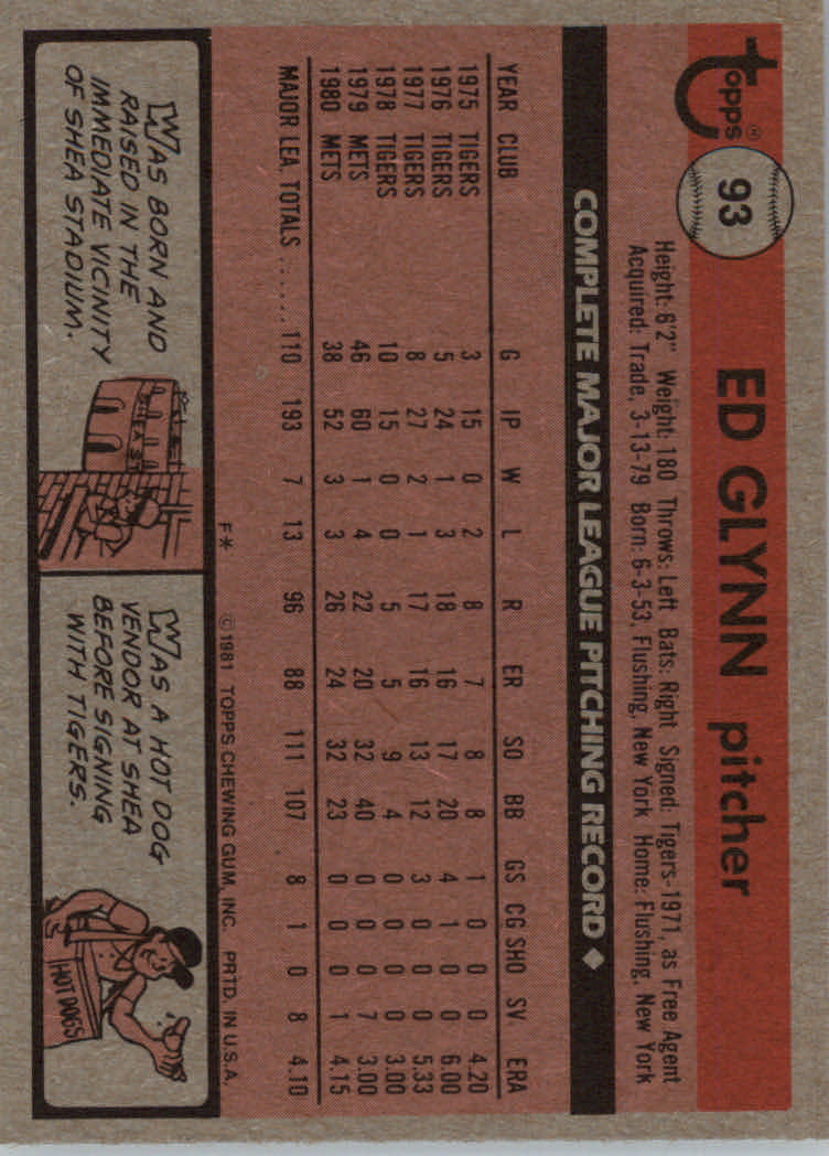 1981 Topps Baseball base set #1-200 (you pick, complete your set)!