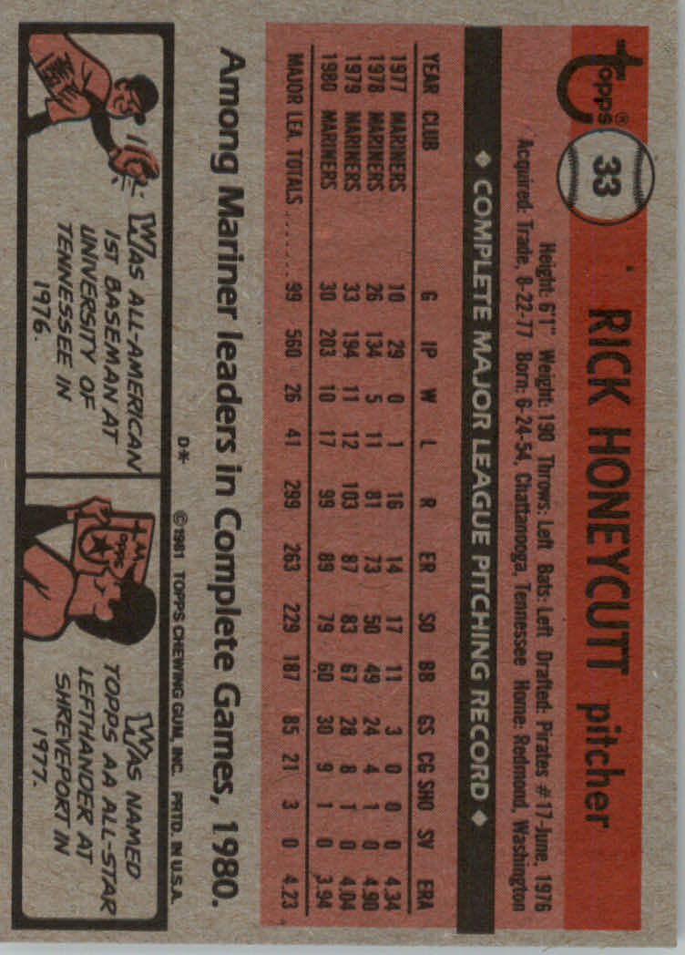 1981 Topps Baseball base set #1-200 (you pick, complete your set)!