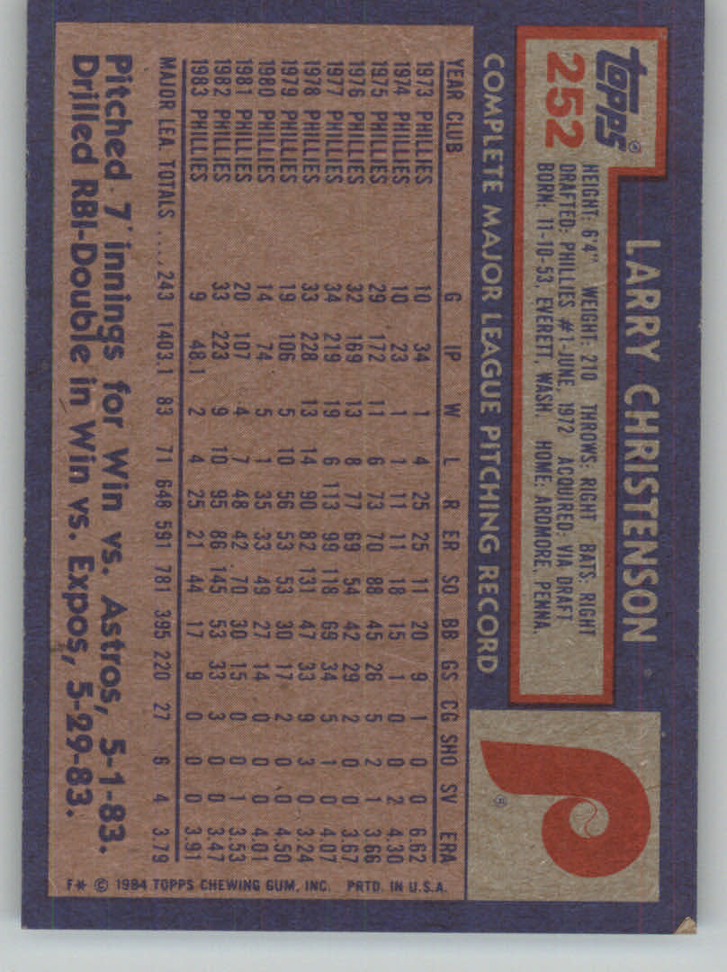 1984 Topps Baseball base set #201-400 (you pick, complete your set!)