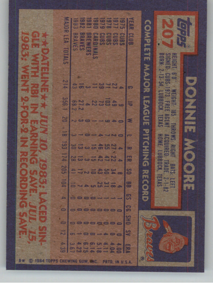 1984 Topps Baseball base set #201-400 (you pick, complete your set!)