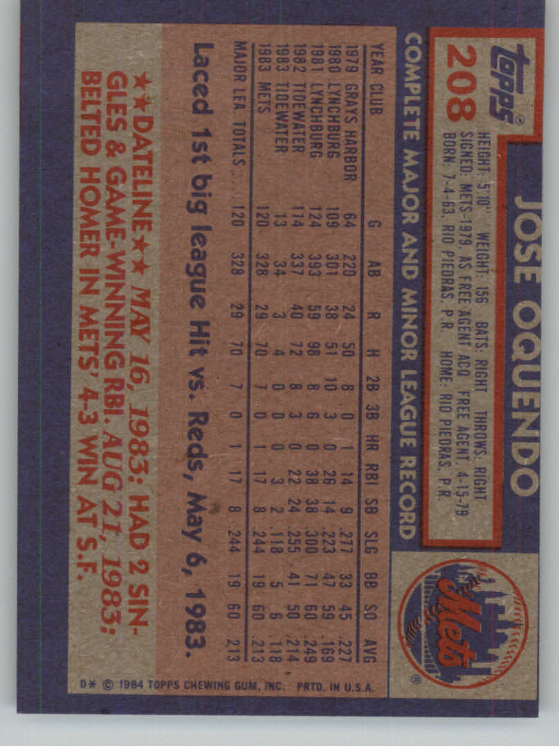 1984 Topps Baseball base set #201-400 (you pick, complete your set!)