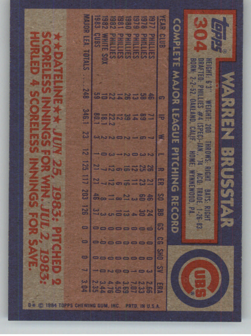 1984 Topps Baseball base set #201-400 (you pick, complete your set!)