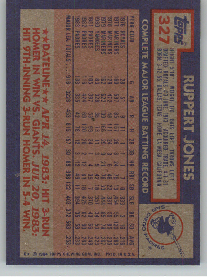 1984 Topps Baseball base set #201-400 (you pick, complete your set!)