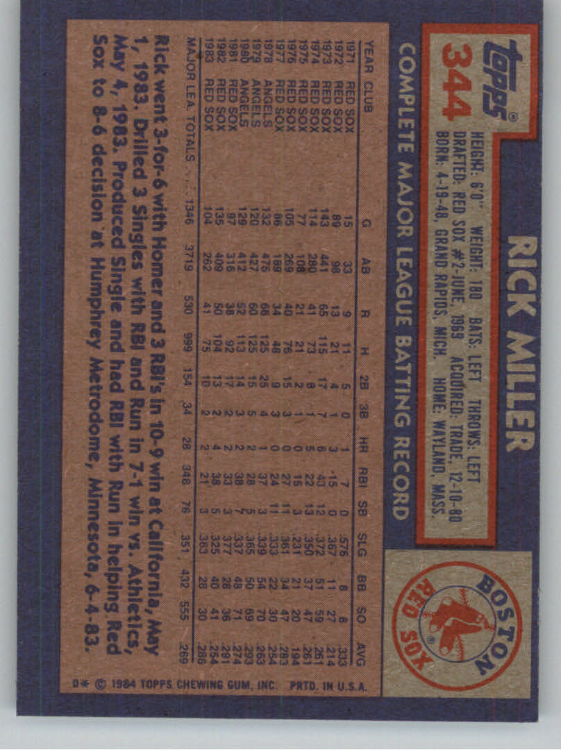 1984 Topps Baseball base set #201-400 (you pick, complete your set!)