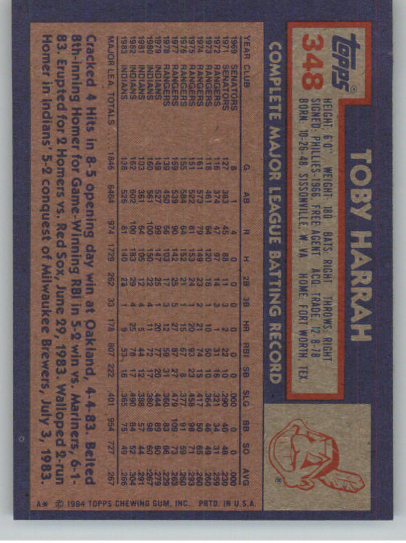 1984 Topps Baseball base set #201-400 (you pick, complete your set!)