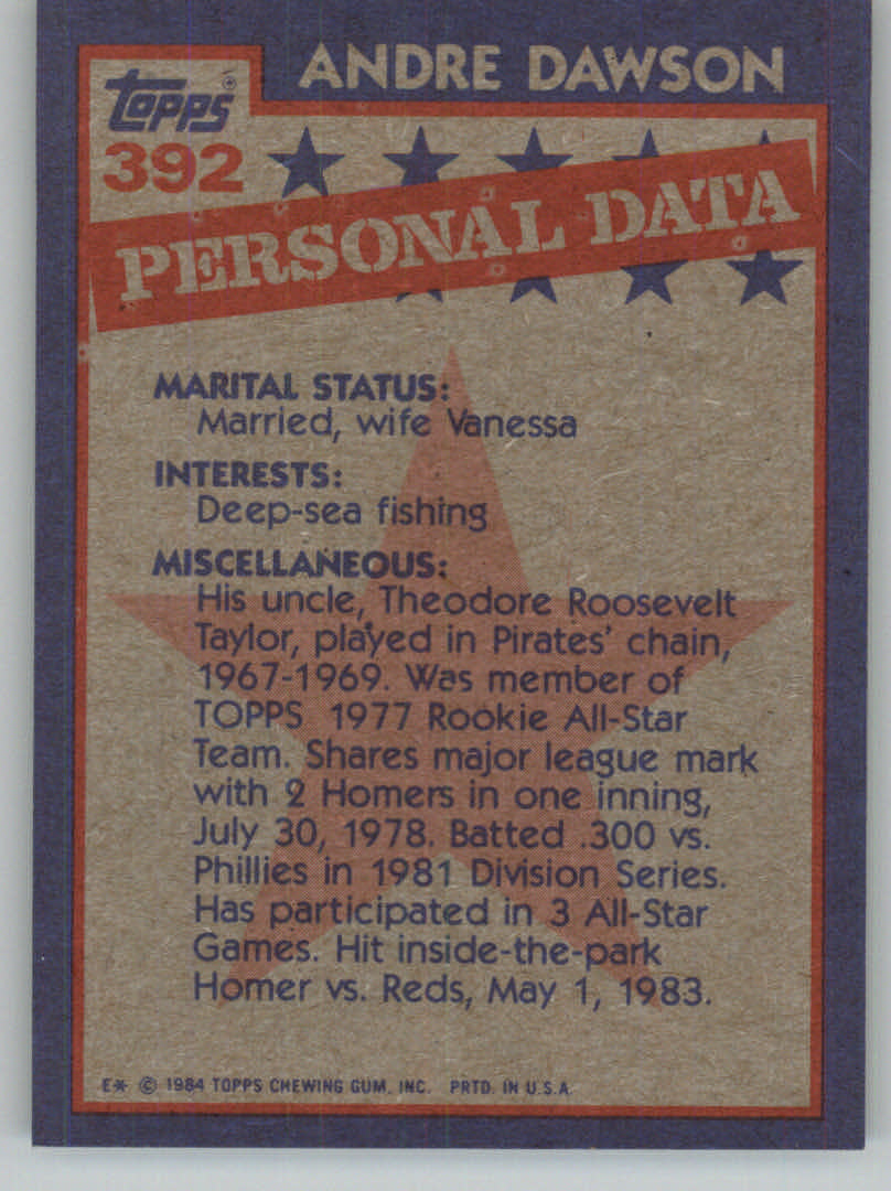 1984 Topps Baseball base set #201-400 (you pick, complete your set!)